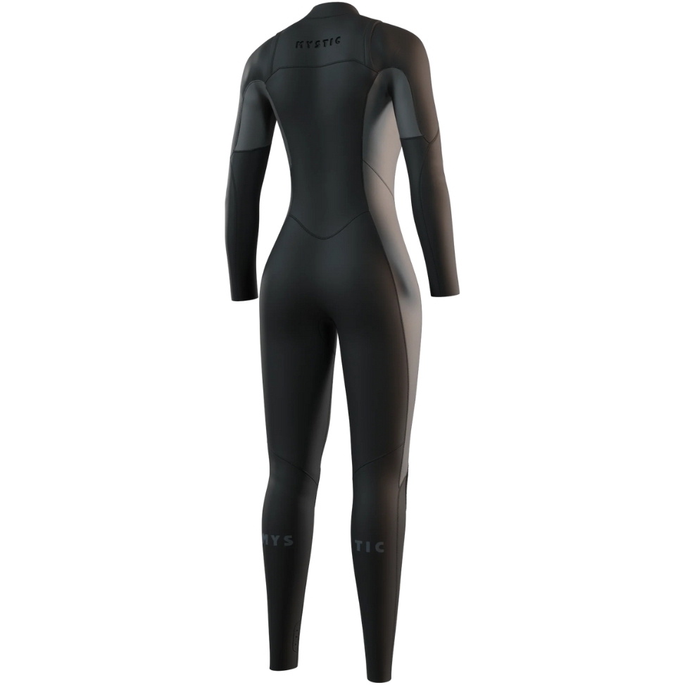2025 Mystic Frauen Haven 4/3mm Brustreißverschluss Neoprenanzug 35000.250046 - Black